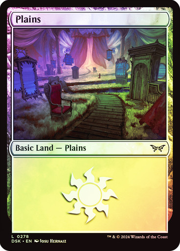 Plains278__44040 Plains (#278) Duskmourn: House of Horror (Foil)