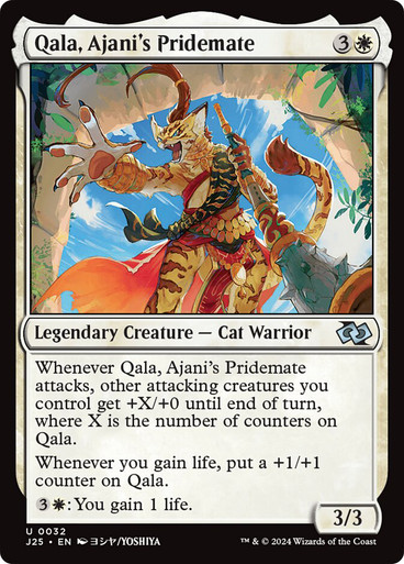 QalaAjanisPridemate__95787 Qala, Ajani's Pridemate Foundations Jumpstart