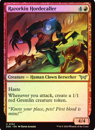 Razorkin Hordecaller Duskmourn: House of Horror (Foil)