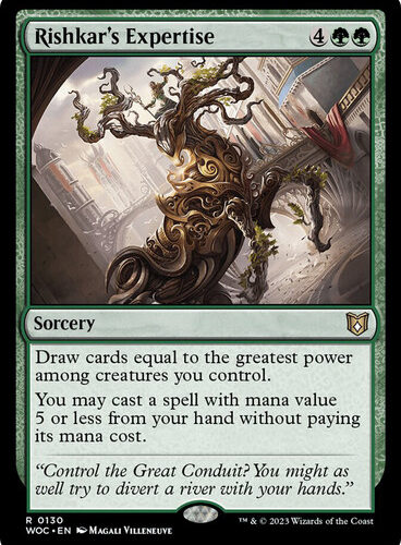 RishkarsExpertise__33380 Rishkar's Expertise Wilds of Eldraine Commander