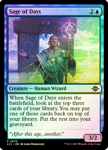 Sage of Days The Lost Caverns of Ixalan (Foil)