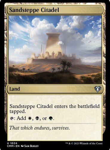 Sandsteppe Citadel Commander Masters