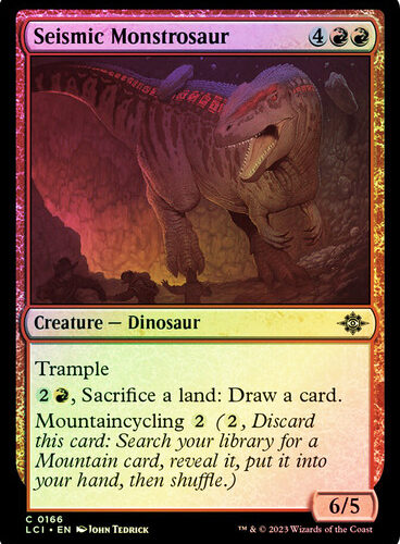 Seismic Monstrosaur The Lost Caverns of Ixalan (Foil)