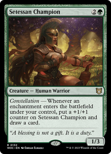 Setessan Champion Wilds of Eldraine Commander