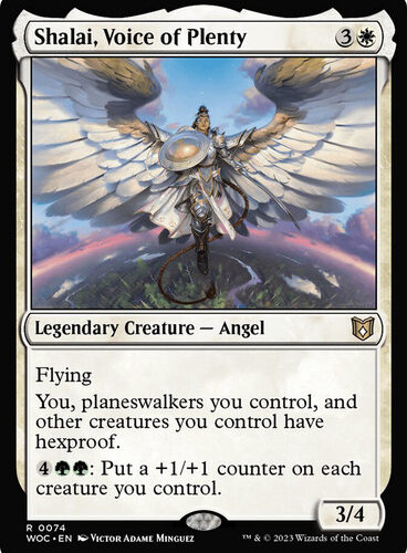 Shalai, Voice of Plenty Wilds of Eldraine Commander