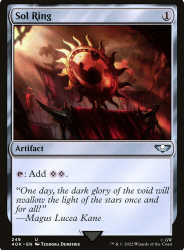 Sol Ring (#249) Warhammer 40,000 Commander
