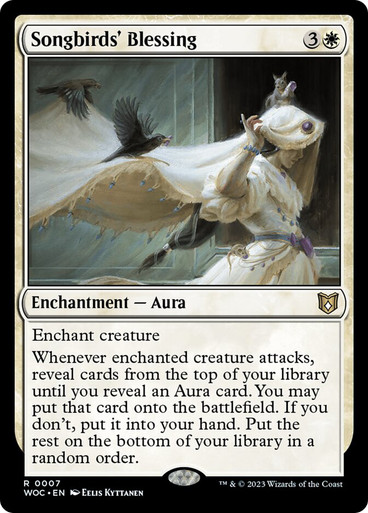 Songbirds' Blessing Wilds of Eldraine Commander