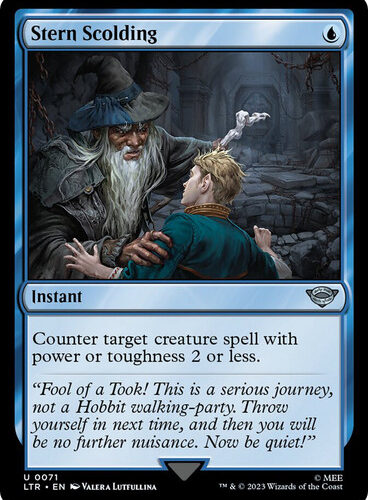 Stern Scolding The Lord of the Rings