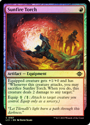 Sunfire Torch The Lost Caverns of Ixalan (Foil)