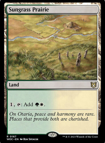 Sungrass Prairie Wilds of Eldraine Commander