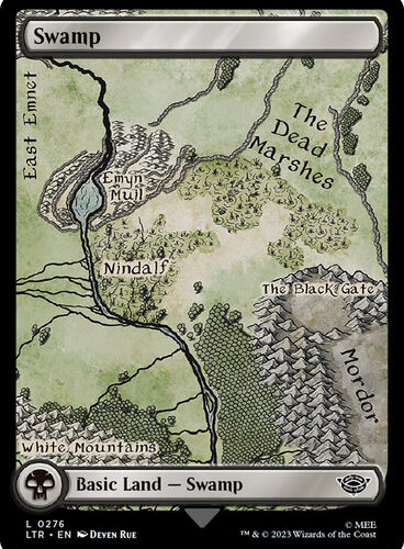 Swamp (#276) (Full Art) The Lord of the Rings