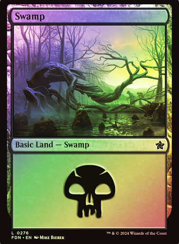 Swamp (#276) Foundations (Foil)