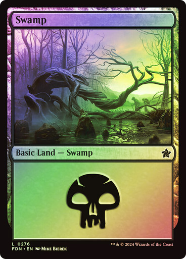 Swamp (#276) Foundations (Foil)