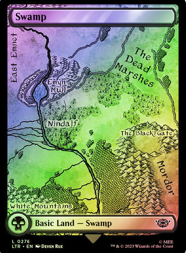 Swamp (#276) (Full Art) The Lord of the Rings (Foil)
