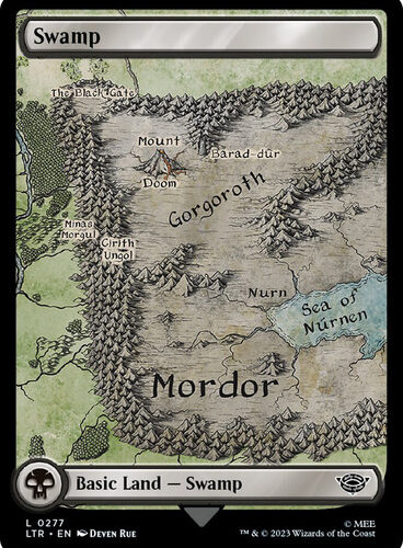 Swamp (#277) (Full Art) The Lord of the Rings