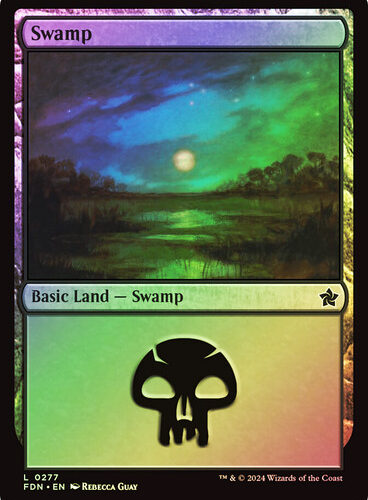 Swamp (#277) Foundations (Foil)