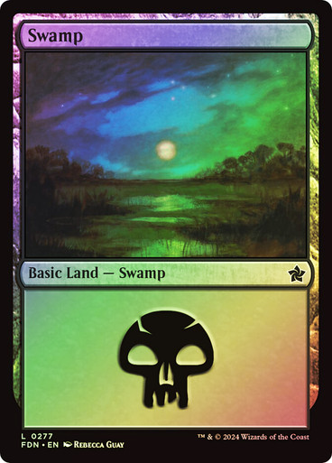Swamp (#277) Foundations (Foil)