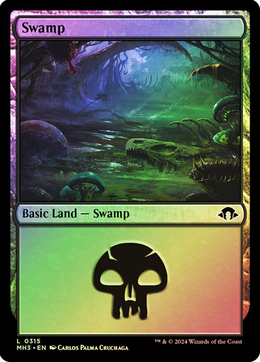 Swamp315__99555 Swamp (#315) Modern Horizons 3 (Foil)