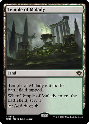 Temple of Malady Commander Masters