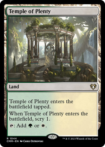 Temple of Plenty Commander Masters