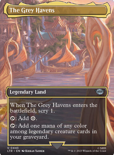 TheGreyHavens443__51163 The Grey Havens (Borderless) The Lord of the Rings - Variants