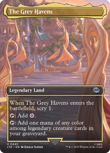 TheGreyHavens443__51163 The Grey Havens (Borderless) The Lord of the Rings - Variants