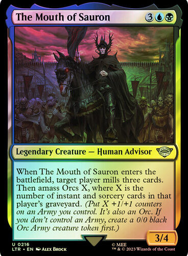 TheMouthOfSauron__22950 The Mouth of Sauron The Lord of the Rings (Foil)