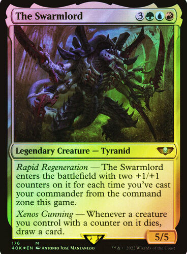 TheSwarmlord__80765 The Swarmlord Warhammer 40,000 Commander (Foil)