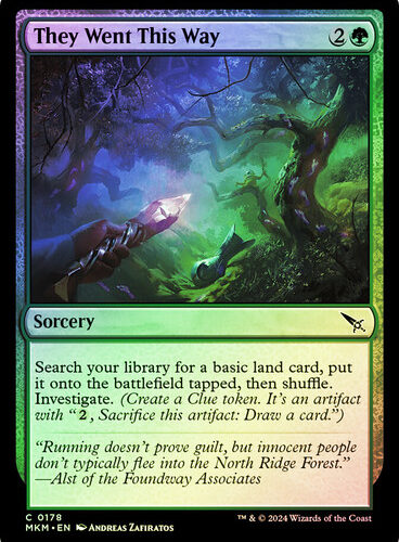 TheyWentThisWay__20079 They Went This Way Murders at Karlov Manor (Foil)