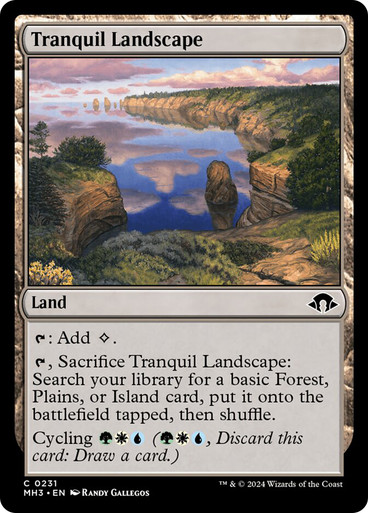 Tranquil Landscape Modern Horizons 3