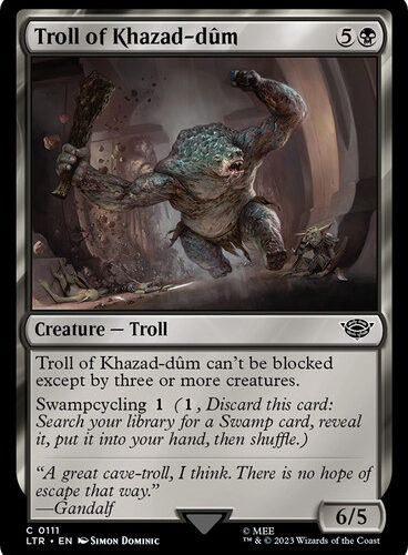 Troll of Khazad-dum The Lord of the Rings