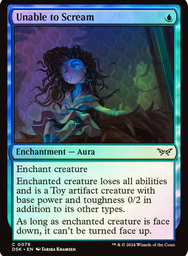 Unable to Scream Duskmourn: House of Horror (Foil)