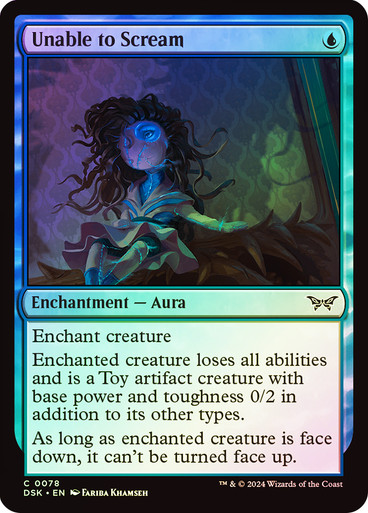 UnableToScream__31383 Unable to Scream Duskmourn: House of Horror (Foil)