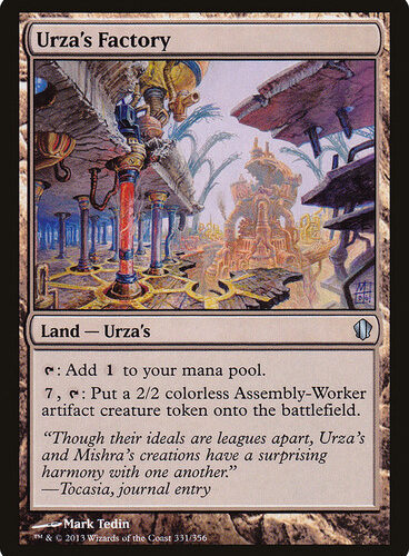 Urza's Factory Commander 2013