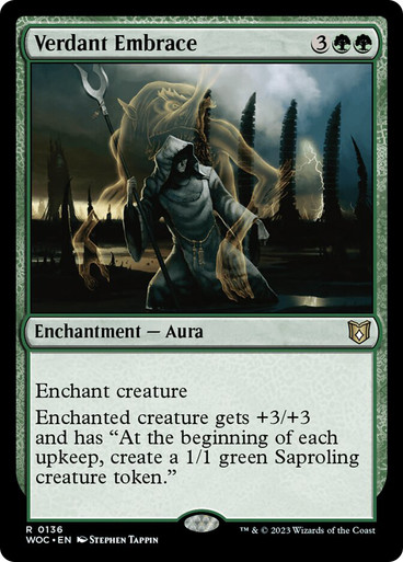 VerdantEmbrace__56166 (1) Verdant Embrace Wilds of Eldraine Commander