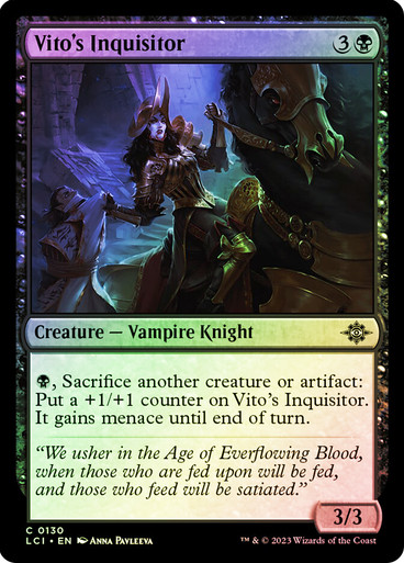 VitosInquisitor__48300 Vito's Inquisitor The Lost Caverns of Ixalan (Foil)