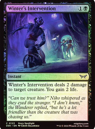 Winter's Intervention Duskmourn: House of Horror (Foil)