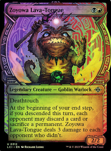 Zoyowa Lava-Tongue (Showcase) The Lost Caverns of Ixalan - Variants (Foil)