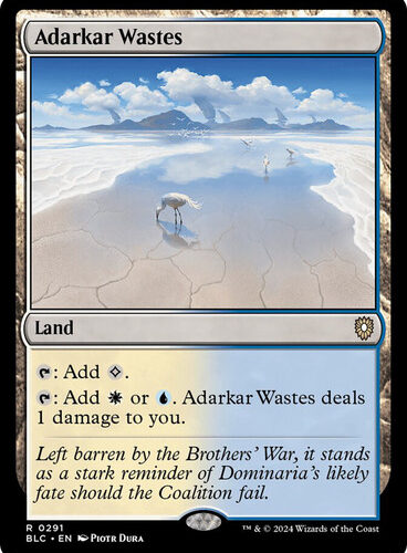 Adarkar Wastes Bloomburrow Commander