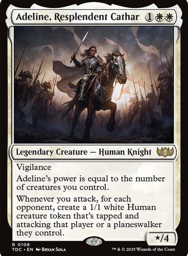 Adeline, Resplendent Cathar Tarkir: Dragonstorm Commander