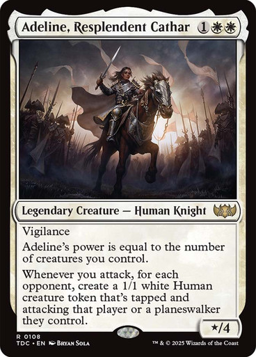 Adeline, Resplendent Cathar Tarkir: Dragonstorm Commander