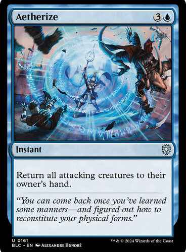 Aetherize Bloomburrow Commander
