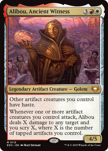 AlibouAncientWitness__71329 Alibou, Ancient Witness Edge of Eternities Commander