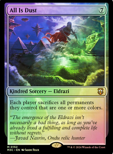 All Is Dust (Ripple Foil) Modern Horizons 3 Commander - Alternate Foil (Foil)