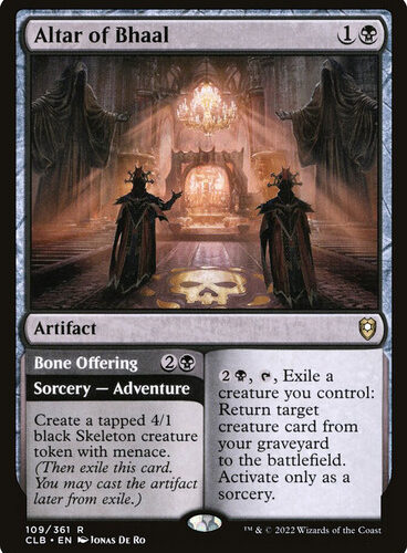 AltarOfBhaal__53192 Altar of Bhaal // Bone Offering Commander Legends: Baldur's Gate