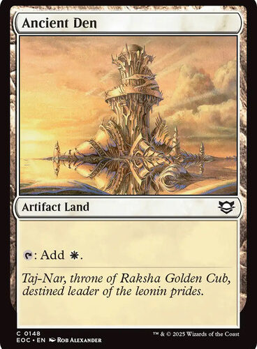 Ancient Den Edge of Eternities Commander