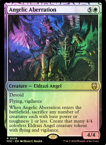 Angelic Aberration (Ripple Foil) Modern Horizons 3 Commander - Alternate Foil (Foil)
