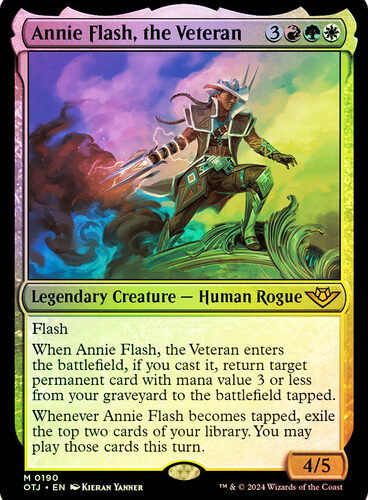 Annie Flash, the Veteran Outlaws of Thunder Junction (Foil)