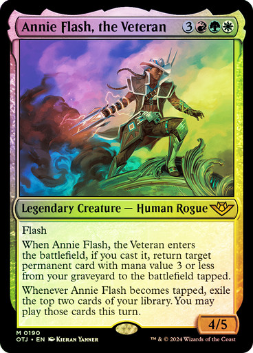 Annie Flash, the Veteran Outlaws of Thunder Junction (Foil)