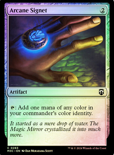 Arcane Signet (Ripple Foil) Modern Horizons 3 Commander - Alternate Foil (Foil)